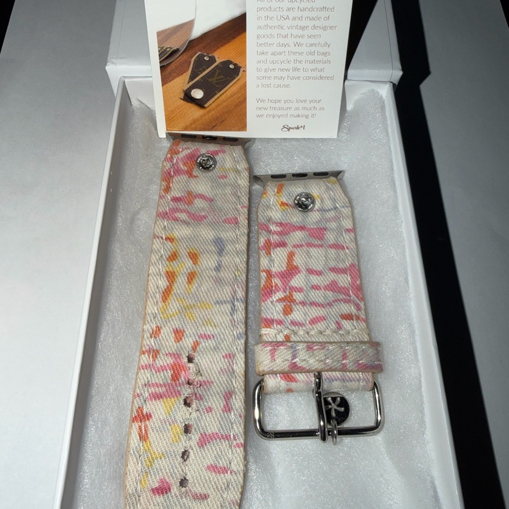 Authentic Upcycled Coco Chanel Camellia Sivella Watchband by Spark’l - size 3